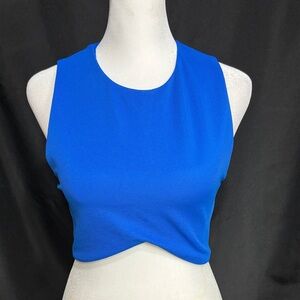 Zara Cobalt Blue Cropped Tank